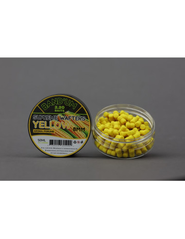 Wafters 2.20 Baits Supreme Bandum Wafters, Yellow, 8mm, 50ml