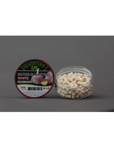 Wafters 2.20 Baits Supreme Bandum Wafters, White, 8mm, 50ml