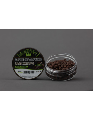 Wafters 2.20 Baits Supreme Bandum Wafters, Dark Brown, 4mm, 50ml