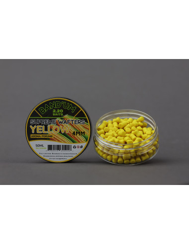 Wafters 2.20 Baits Supreme Bandum Wafters, Yellow, 4mm, 50ml