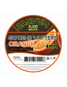Wafters 2.20 Baits Supreme Bandum Wafters, Orange, 4mm, 50ml