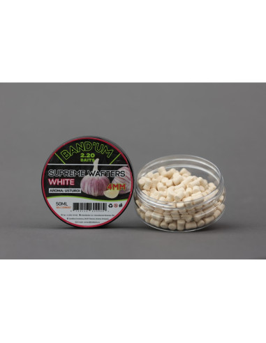 Wafters 2.20 Baits Supreme Bandum Wafters, White, 4mm, 50ml