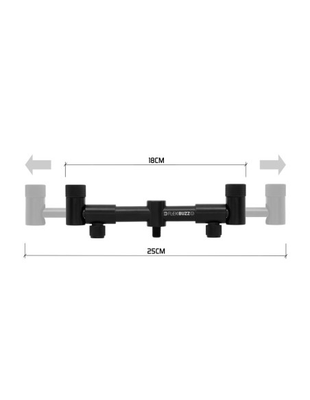 Buzzbar Reglabil Delphin FlexiBuzz L, 18-25cm Buzzbar Reglabil Delphin FlexiBuzz L, 18-25cm
