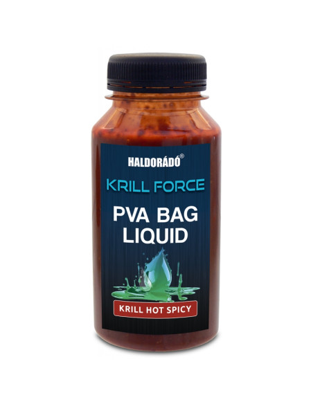 Aditiv Lichid Haldorado Krill Force PVA Bag Liquid, Krill Hot Spicy, 180ml Aditiv Lichid Haldorado Krill Force PVA Bag Liquid, Krill Hot Spicy, 180ml