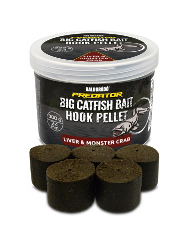 Pelete De Carlig Haldorado Catfish Bait Hook Pellet, Liver & Monster, 24mm, 300g