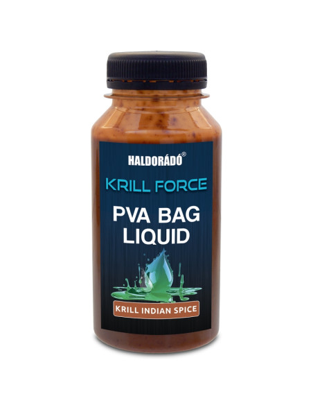 Aditiv Lichid Haldorado Krill Force PVA Bag Liquid, Krill Indian Spice, 180ml Aditiv Lichid Haldorado Krill Force PVA Bag Liquid, Krill Indian Spice, 180ml
