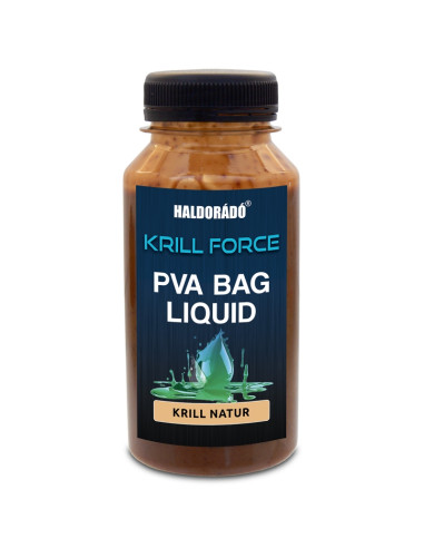 Aditiv Lichid Haldorado Krill Force PVA Bag Liquid, Krill Natur, 180ml
