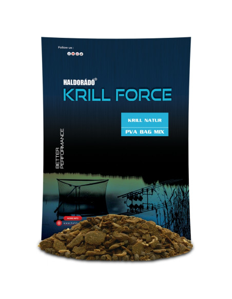 Nada PVA Bag Mix Haldorado Krill Force, Krill Natur, 600g Nada PVA Bag Mix Haldorado Krill Force, Krill Natur, 600g