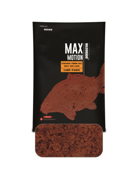 Pasta De Boilies Haldorado Max Motion Carp Paste, Ficat Rosu Condimentat, 600g