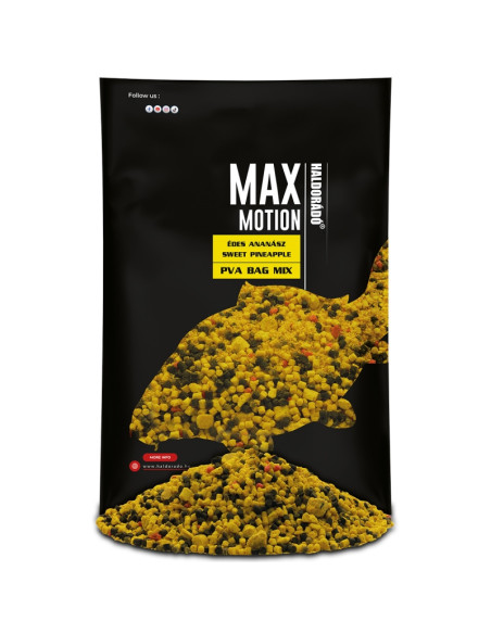 Nada PVA Bag Mix Haldorado Max Motion, Ananas Dulce, 600g Nada PVA Bag Mix Haldorado Max Motion, Ananas Dulce, 600g