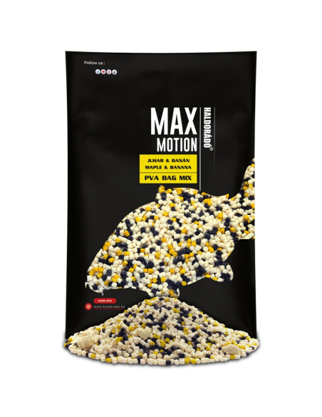 Nada PVA Bag Mix Haldorado Max Motion, Artar & Banana, 600g Nada PVA Bag Mix Haldorado Max Motion, Artar & Banana, 600g