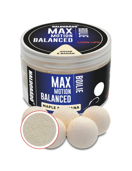 Boilies De Carlig Haldorado Max Motion Boilie Balanced, Artar & Banana, 20mm, 70g Boilies De Carlig Haldorado Max Motion Boilie Balanced, Artar & Banana, 20mm, 70g