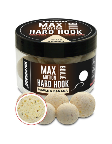 Boilies De Carlig Haldorado Max Motion Boilie Hard Hook Wafter, Artar & Banana, 24-30mm, 150g