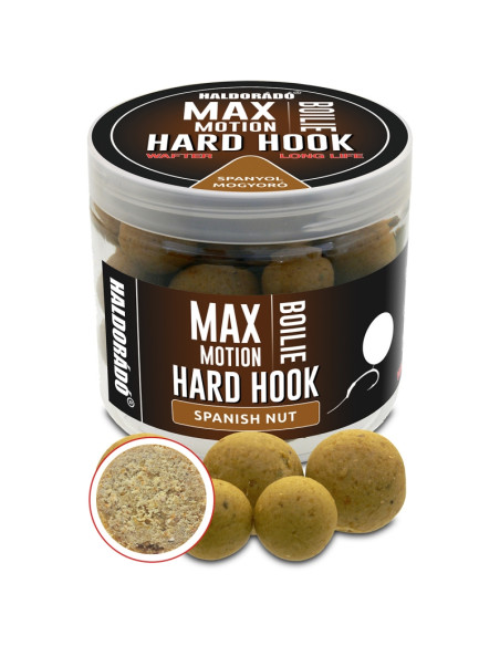 Boilies De Carlig Haldorado Max Motion Boilie Hard Hook Wafter, Aluna Spaniola, 16-20mm, 100g Boilies De Carlig Haldorado Max Motion Boilie Hard Hook Wafter, Aluna Spaniola, 16-20mm, 100g