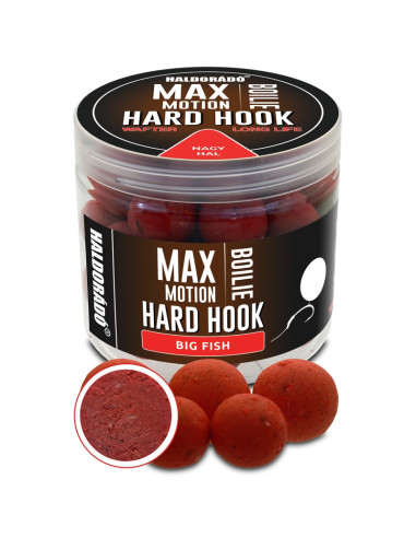 Boilies De Carlig Haldorado Max Motion Boilie Hard Hook Wafter, Big Fish Fructe, 16-20mm, 100g
