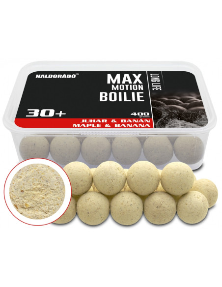 Boilies Haldorado Max Motion Boilie Long Life 30+mm, Artar & Banana, 400g Boilies Haldorado Max Motion Boilie Long Life 30+mm, Artar & Banana, 400g