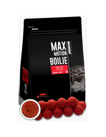 Boilies Haldorado Max Motion Boilie Long Life, Big Fish Fructe, 16mm, 800g Boilies Haldorado Max Motion Boilie Long Life, Big Fish Fructe, 16mm, 800g