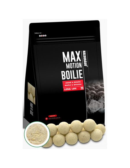 Boilies Haldorado Max Motion Boilie Long Life, Artar & Banana, 16mm, 800g