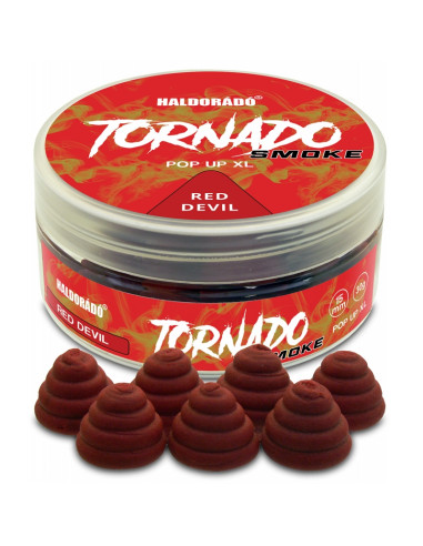 Momeala De Carlig Haldorado Tornado Pop Up XL, Smoke Red Devil, 15mm, 30g