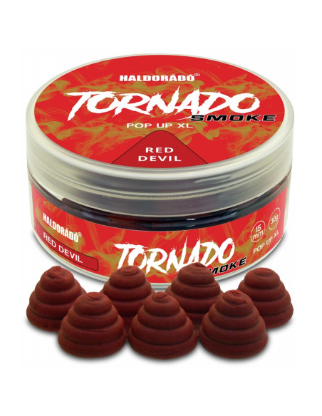 Momeala De Carlig Haldorado Tornado Pop Up XL, Smoke Red Devil, 15mm, 30g Momeala De Carlig Haldorado Tornado Pop Up XL, Smoke Red Devil, 15mm, 30g