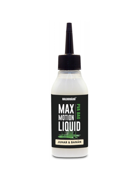 Lichid Atractant Haldorado Max Motion PVA Bag Liquid, Artar + Banana, 100ml Lichid Atractant Haldorado Max Motion PVA Bag Liquid, Artar + Banana, 100ml