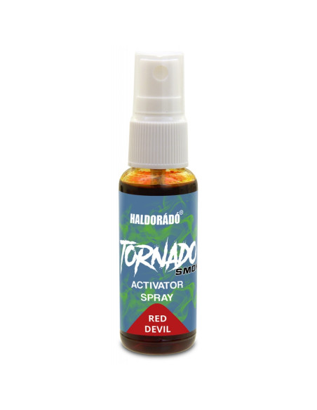 Activator Spray Haldorado Tornado, Smoke Red Devil, 30ml Activator Spray Haldorado Tornado, Smoke Red Devil, 30ml