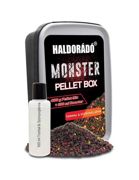 Pelete Haldorado Monster Pellet Box, Ton & Larva De Tantari, 400g Pelete Haldorado Monster Pellet Box, Ton & Larva De Tantari, 400g