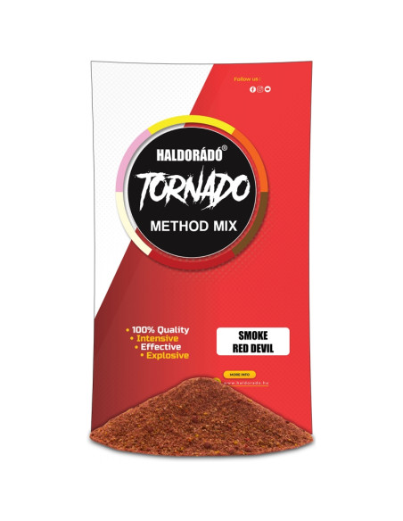 Nada Haldorado Tornado Method Mix, Smoke Red Devil, 500g Nada Haldorado Tornado Method Mix, Smoke Red Devil, 500g