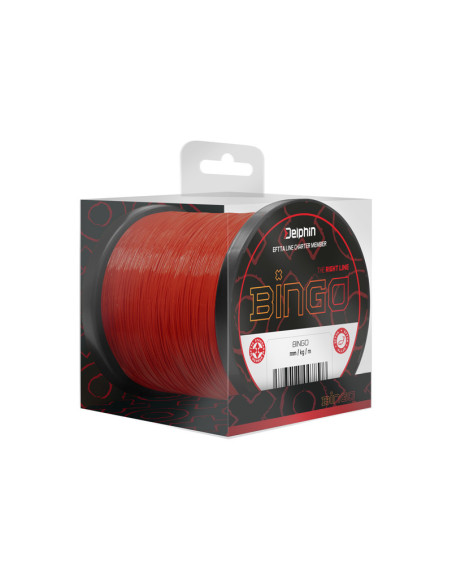 Fir Monofilament Delphin Bingo Matt, Rosu Inchis, 300m Fir Monofilament Delphin Bingo Matt, Rosu Inchis, 300m