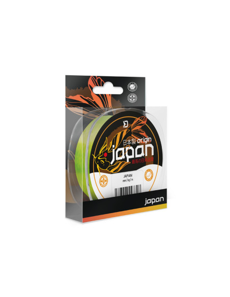 Fir Monofilament Delphin Japan Origin, Galben Fluo, 350m Fir Monofilament Delphin Japan Origin, Galben Fluo, 350m