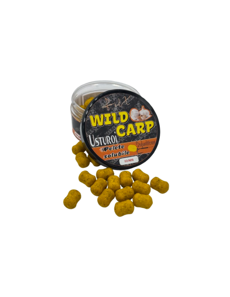 Pelete De Carlig Solubile FeederX Wild Carp, Usturoi, 70g Pelete De Carlig Solubile FeederX Wild Carp, Usturoi, 70g