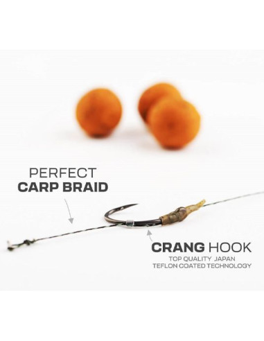 Montura ZFish Crang Carp Rig, 25lb, 20cm