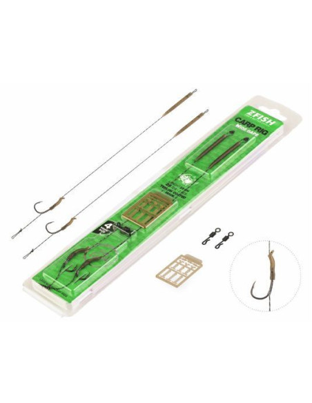 Montura ZFish Wide Gape Carp Rig, 25lb, 20cm Montura ZFish Wide Gape Carp Rig, 25lb, 20cm