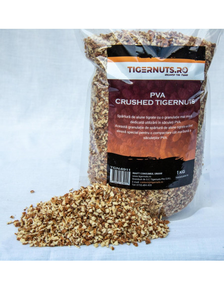 Spartura Alune Tigrate Tigernuts PVA Crushed Tigernuts, 1kg