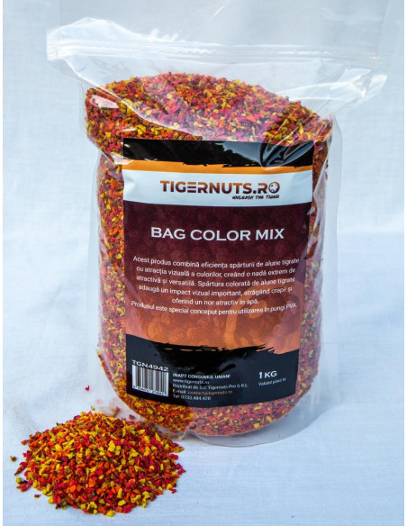 Spartura Alune Tigrate Colorata Tigernuts Bag Color Mix, 1kg Spartura Alune Tigrate Colorata Tigernuts Bag Color Mix, 1kg