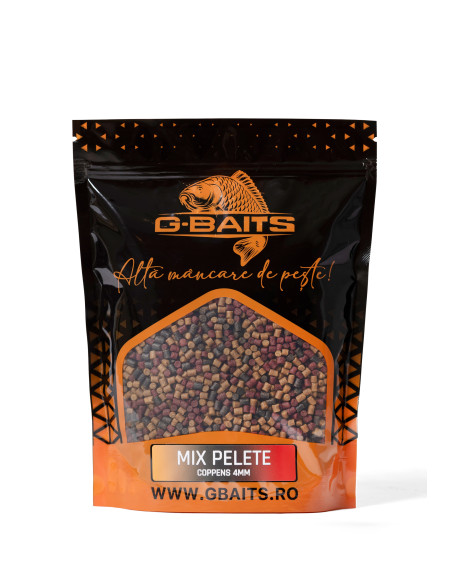 Mix Pelete G-Baits Coppens, Peste-Krill-Halibut, 4mm, 1kg Mix Pelete G-Baits Coppens, Peste-Krill-Halibut, 4mm, 1kg