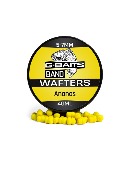 Wafters G-Baits Band, Ananas, 5-7mm, 40ml Wafters G-Baits Band, Ananas, 5-7mm, 40ml