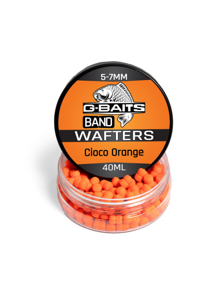 Wafters G-Baits Band, Cioco-Orange, 5-7mm, 40ml Wafters G-Baits Band, Cioco-Orange, 5-7mm, 40ml