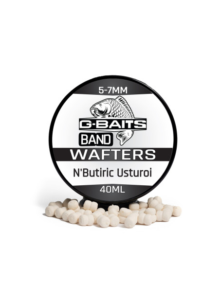 Wafters G-Baits Band, N’butiric-Usturoi, 5-7mm, 40ml Wafters G-Baits Band, N’butiric-Usturoi, 5-7mm, 40ml