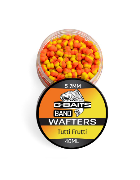 Wafters G-Baits Band, Tutti Frutti, 5-7mm, 40ml Wafters G-Baits Band, Tutti Frutti, 5-7mm, 40ml
