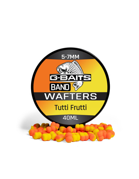 Wafters G-Baits Band, Tutti Frutti, 5-7mm, 40ml Wafters G-Baits Band, Tutti Frutti, 5-7mm, 40ml