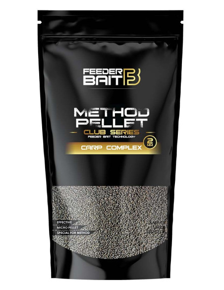 Pelete Method Pellet Feeder Bait Club Series, Carp Complex, 2mm, 800g Pelete Method Pellet Feeder Bait Club Series, Carp Complex, 2mm, 800g