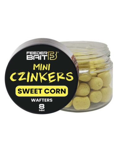 Wafters Feeder Bait Mini Czinkers, Sweet Corn, 8mm, 25ml