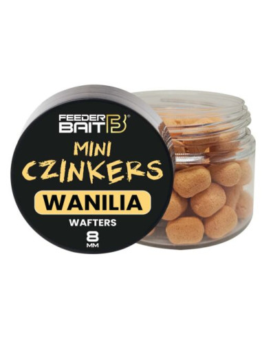 Wafters Feeder Bait Mini Czinkers, Vanilie, 8mm, 25ml