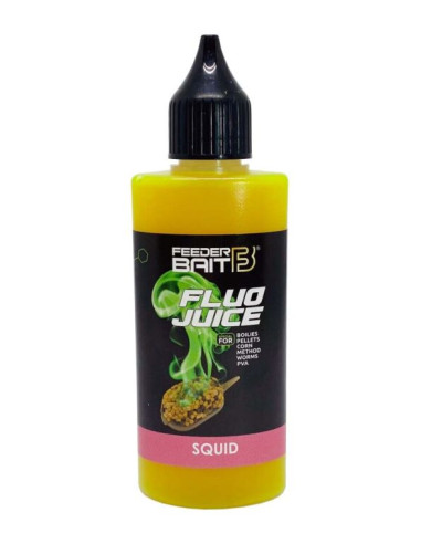 Aditiv Lichid Feeder Bait, Fluo Juice Squid, 50ml