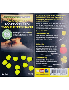 Porumb artificial Enterprise Tackle Midi Pop Up Sweetcorn - Yellow