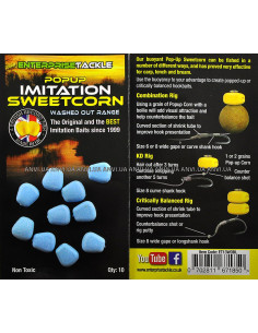 Porumb artificial Enterprise Tackle Sweetcorn Washed Out - Blue