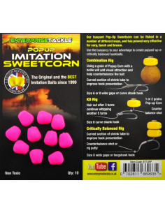 Porumb artificial Enterprise Tackle Pop-Up Sweetcorn Fluoro - Pink