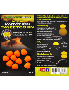 Porumb artificial Enterprise Tackle Pop-Up Sweetcorn Fluoro - Orange