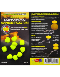 Porumb artificial Enterprise Tackle Pop-Up Sweetcorn Fluoro - Yellow